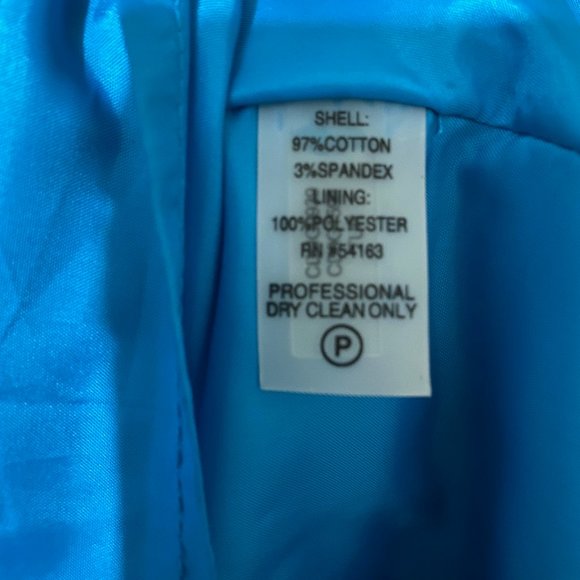 NWT Calvin Klein Turquoise Dress size 6 - Picture 5 of 5